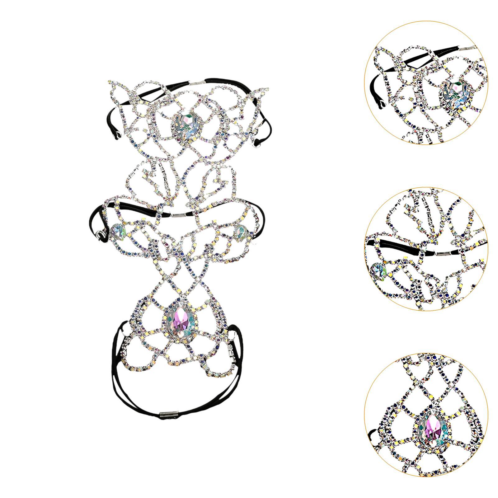 Body Jewelry Thigh Chain - 夏のパーティー、誕生日、旅行に最適な、太ももに巻くチェーン装飾のボディジュエリー。