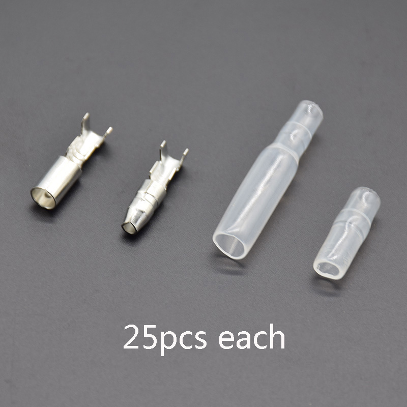 100 ピース/25 セット車自動車オートバイ弾丸端子 4  - Body Jewelry 4 U のレビューと価格