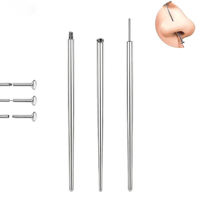 10個入り、高品質ステンレス製ピアス用ストレッチツール、挿入 - Body Jewelry Shop のレビューと価格