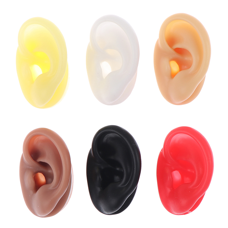 【L】柔らかいシリコン製の耳モデル。タトゥー練習用、ボディジ - Body Jewelry Tool のレビューと価格