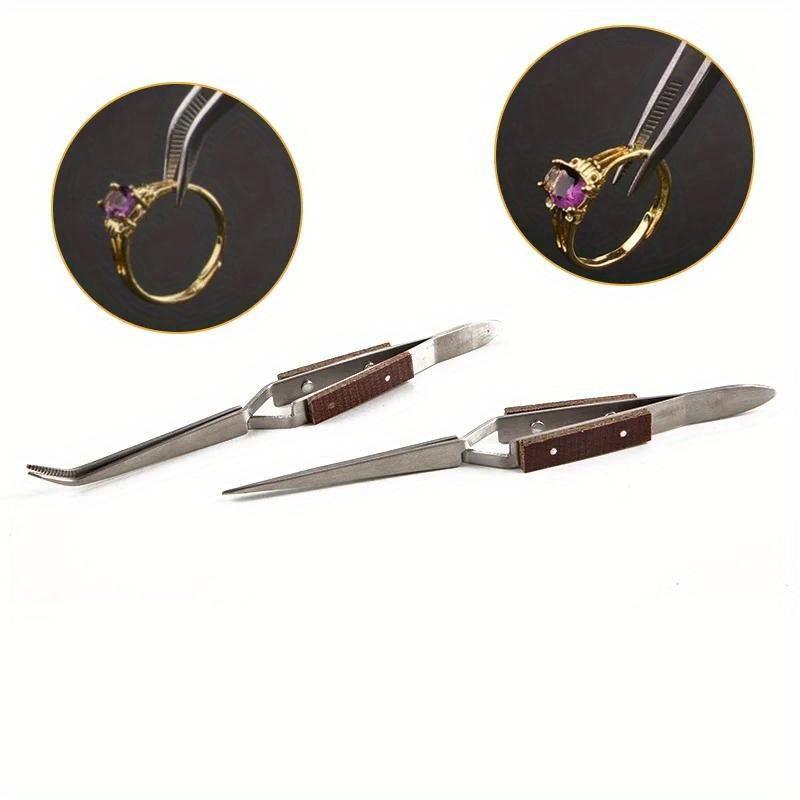 2個セット ステンレス製 クロスロック式 絶縁ピンセット 自 - Body Jewelry Tool のレビューと価格