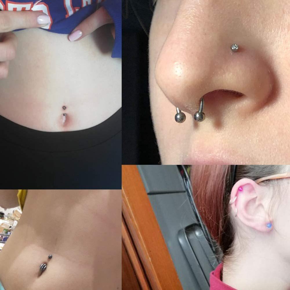 150/140/85/70/42個入りボディピアスキット ジ - Body Jewelry Tool のレビューと価格