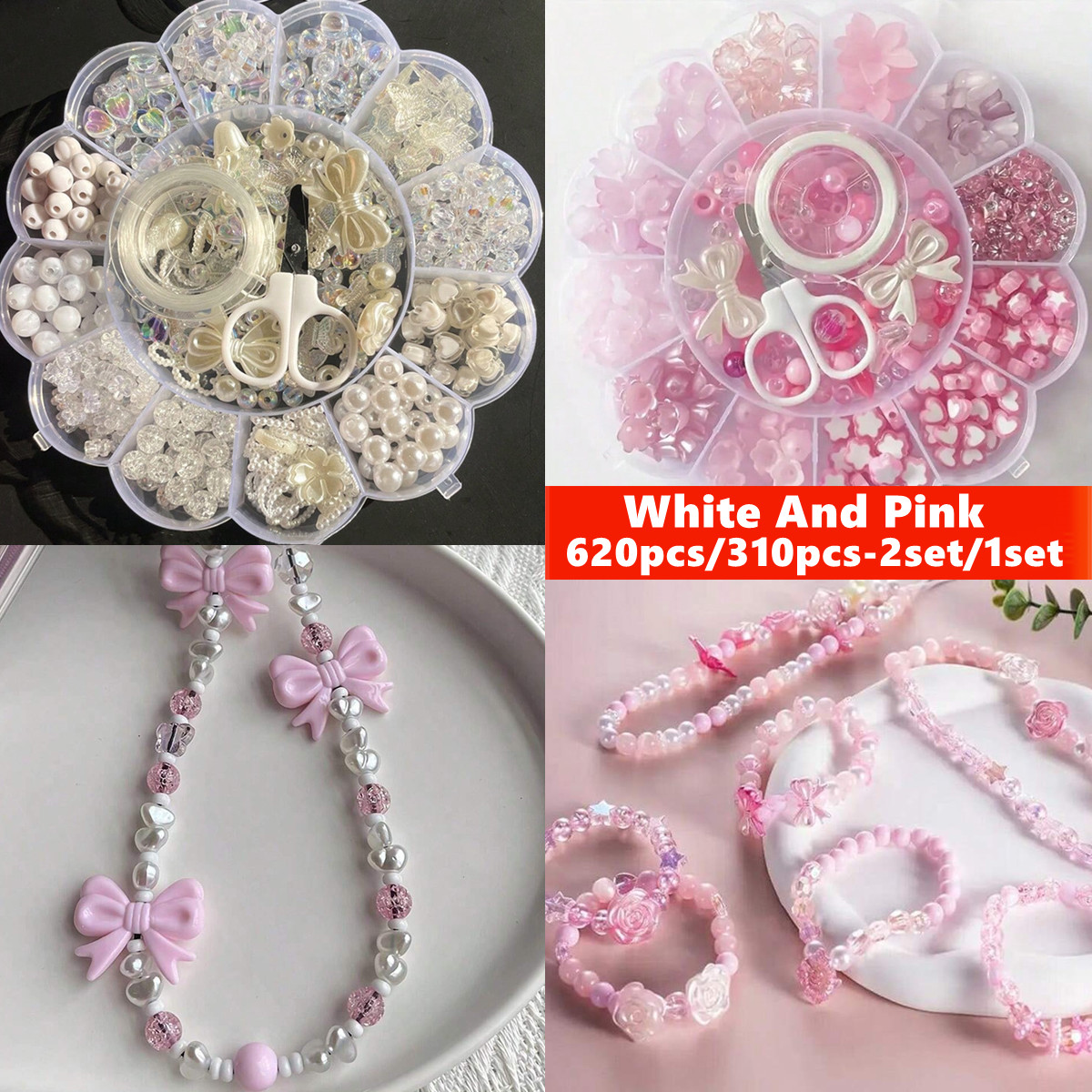 2セット/1セット 13グリッドアクリルフラワーボックスビー - Body Jewelry Organizer のレビューと価格