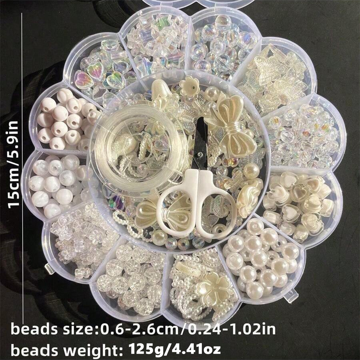 2セット/1セット 13グリッドアクリルフラワーボックスビー - Body Jewelry Organizer のレビューと価格