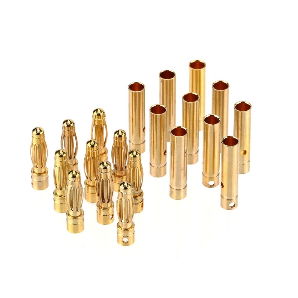 10ペア 4mm バレットバナナプラグ 金メッキバナナオスメ - Body Jewelry 4 U のレビューと価格