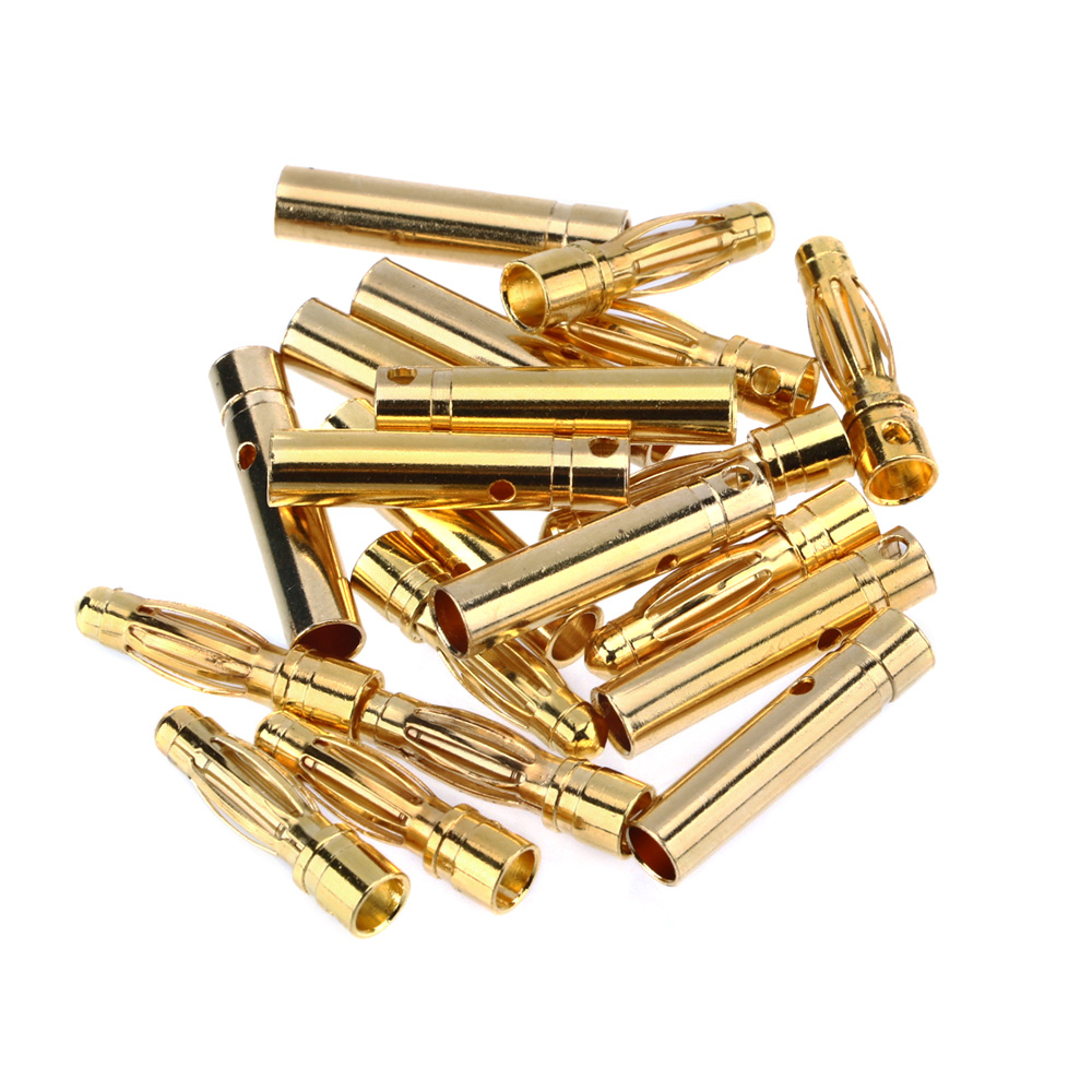 10ペア 4mm バレットバナナプラグ 金メッキバナナオスメ - Body Jewelry 4 U のレビューと価格