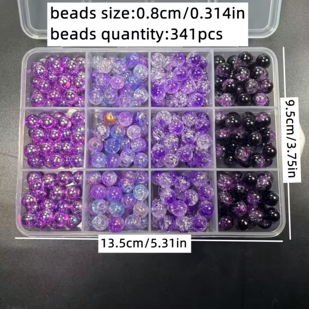8mm ブラックパープルシリーズ、ダークチャームデーモン、1 - Body Jewelry Organizer のレビューと価格