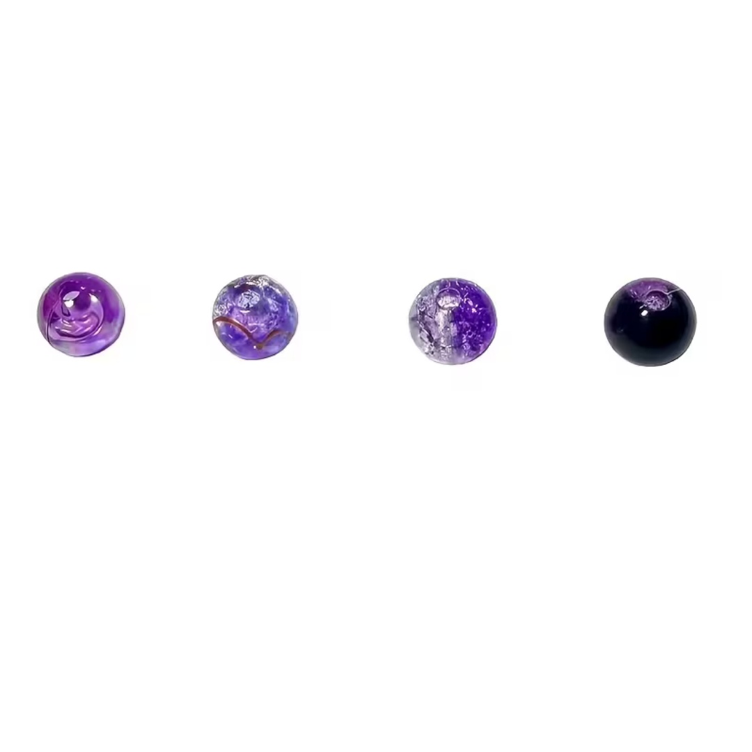8mm ブラックパープルシリーズ、ダークチャームデーモン、1 - Body Jewelry Organizer のレビューと価格