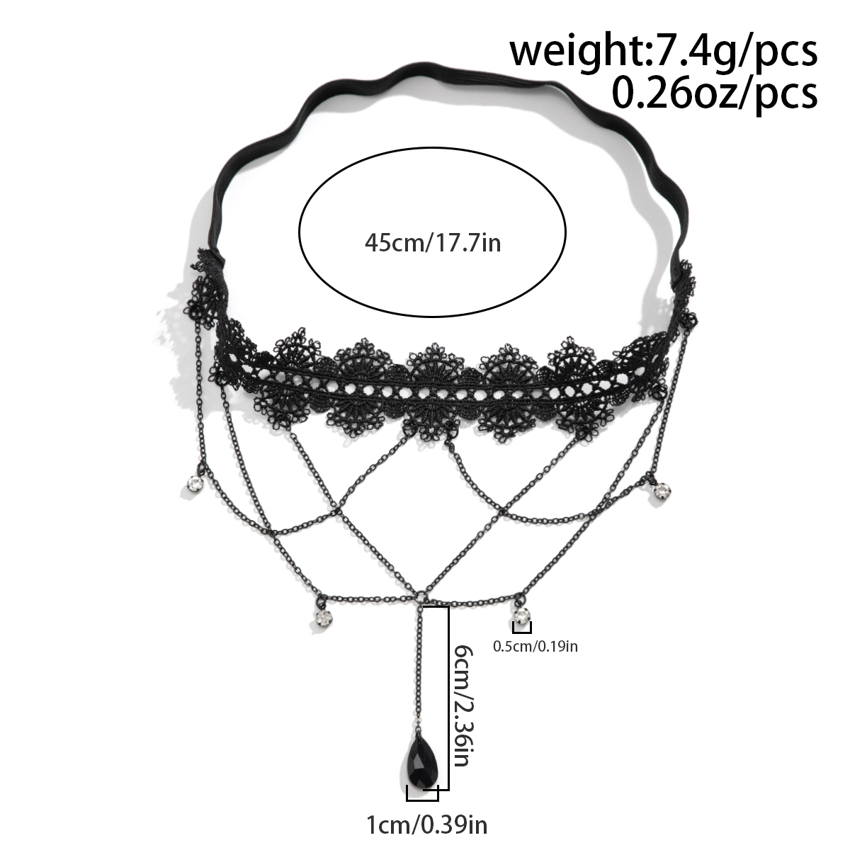 Ingemark-女性のための自由奔放に生きる弾性バンド、ブ - Body Jewelry Thigh Chain のレビューと価格